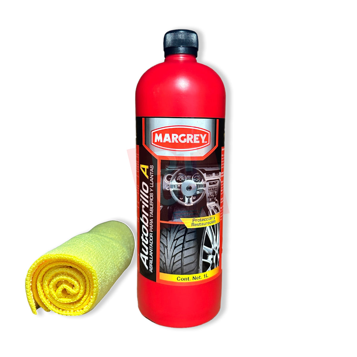 Autobrillo A Margrey 1 L para Tablero y Llantas Alto Brillo