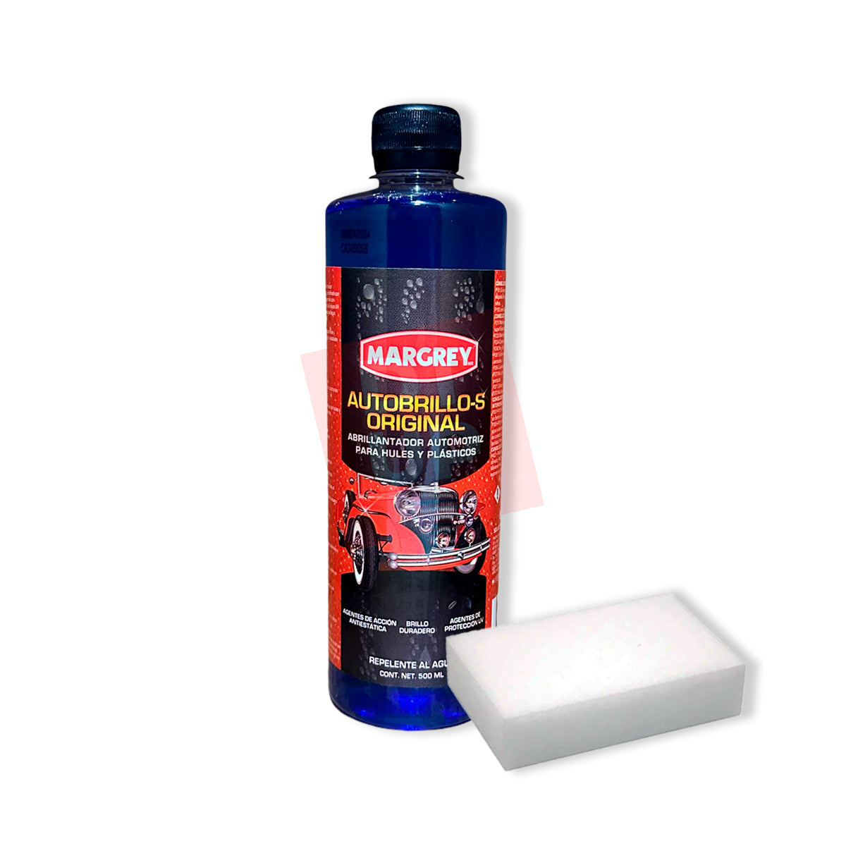 Autobrillo-S Margrey 500 mL Abrillantador para Hules y Plásticos