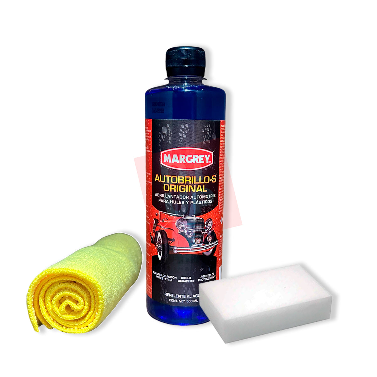 Autobrillo-S Margrey 500 mL Abrillantador para Hules y Plásticos