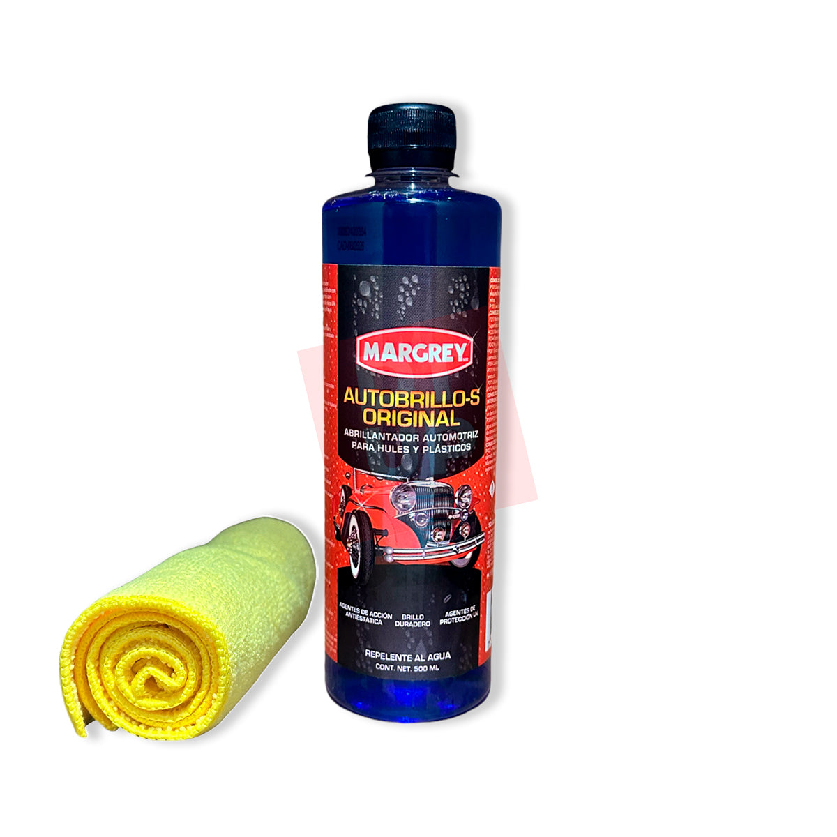 Autobrillo-S Margrey 500 mL Abrillantador para Hules y Plásticos