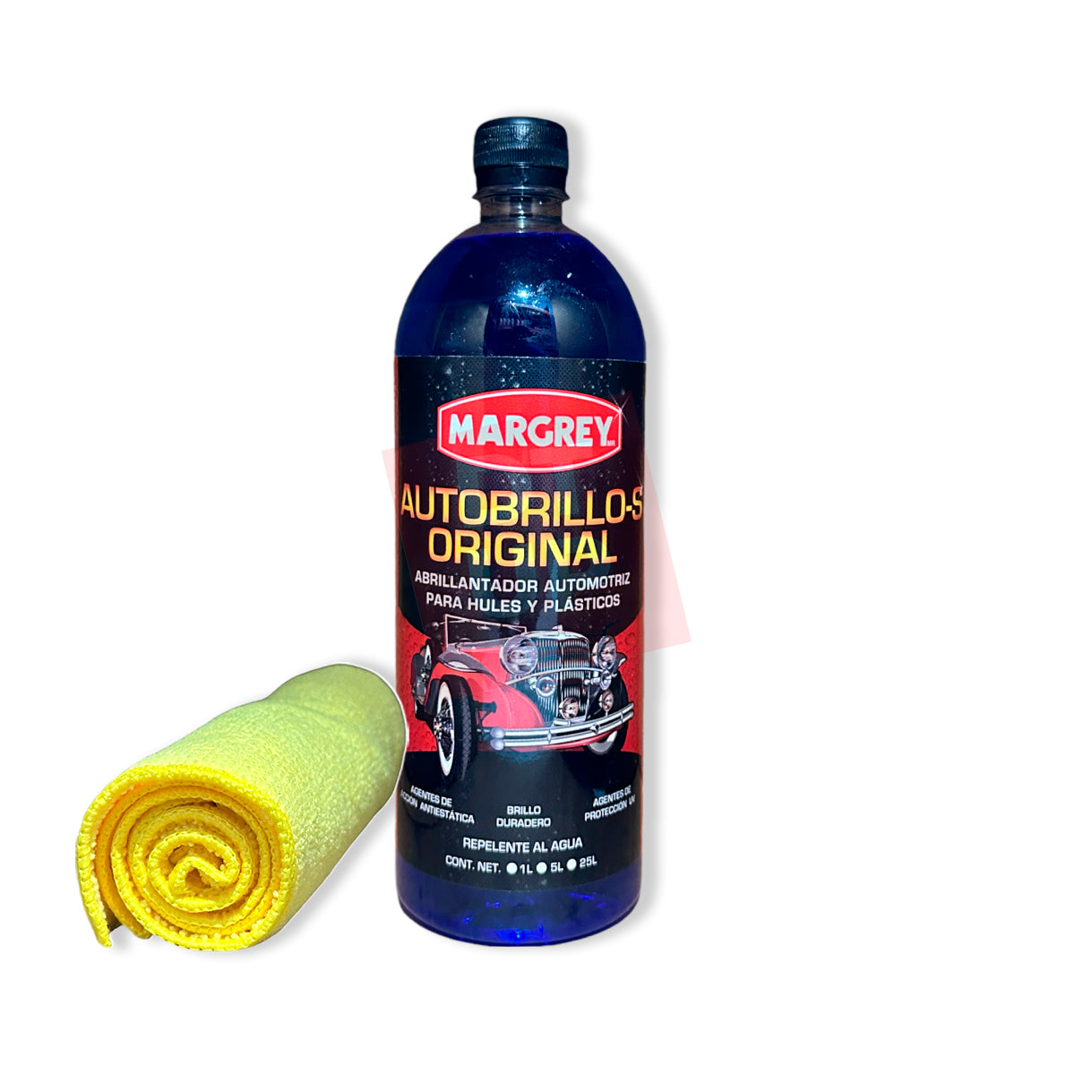Autobrillo S Original Margrey 1 L para Hules y Plásticos