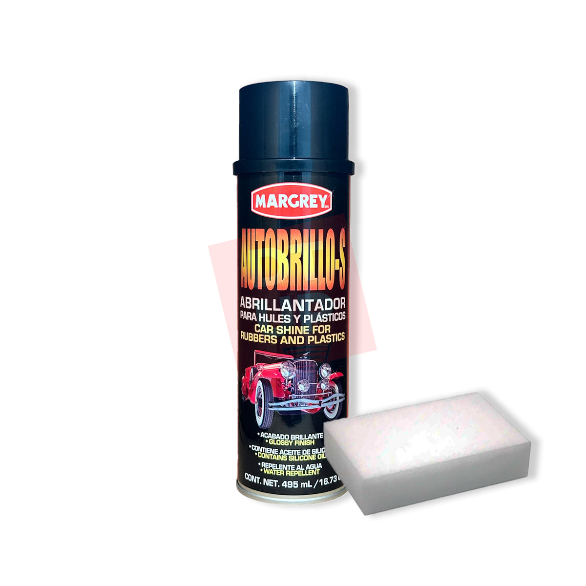 Autobrillo S Aerosol Margrey 495 mL para Hules y Plásticos