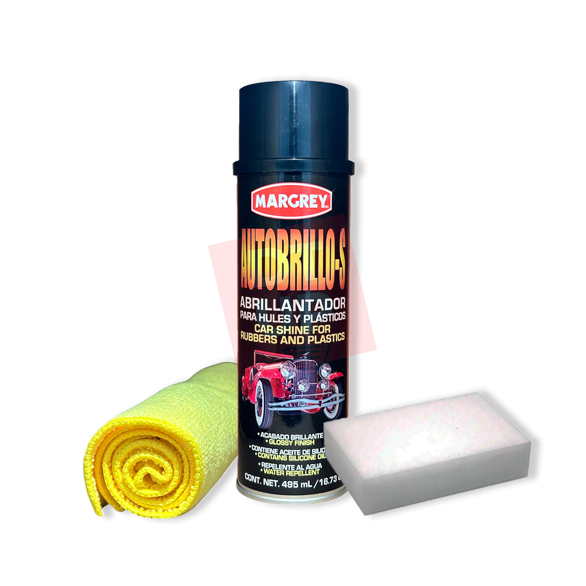 Autobrillo S Aerosol Margrey 495 mL para Hules y Plásticos