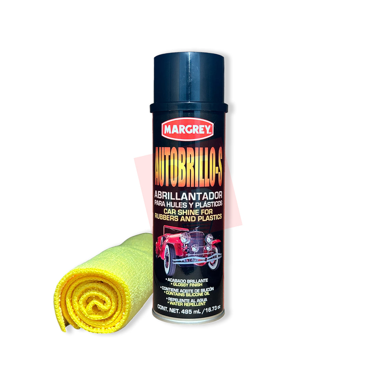 Autobrillo S Aerosol Margrey 495 mL para Hules y Plásticos