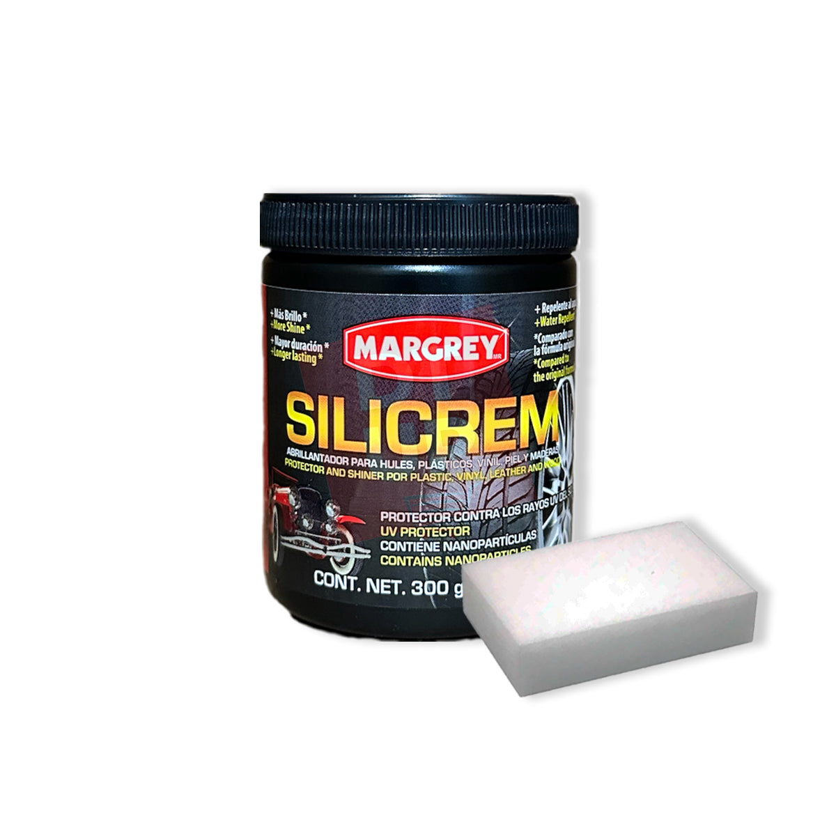 Silicrem Margrey 300 g Abrillantador para Plásticos y Hules