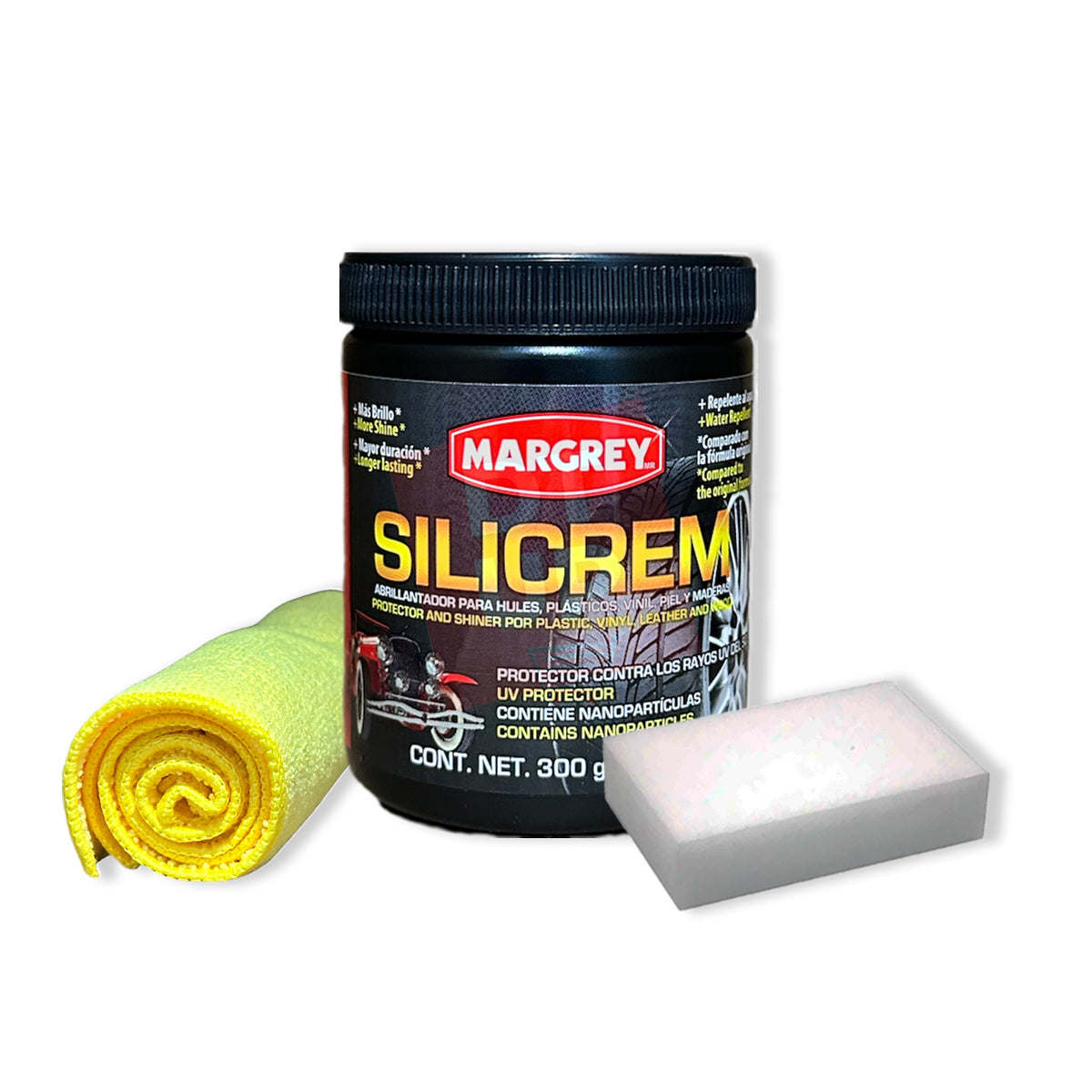 Silicrem Margrey 300 g Abrillantador para Plásticos y Hules