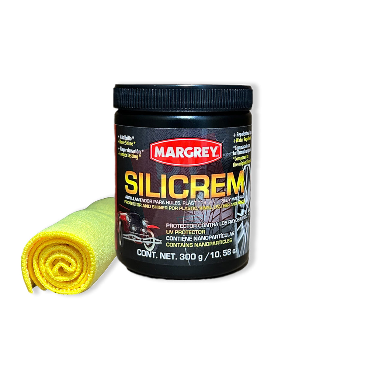 Silicrem Margrey 300 g Abrillantador para Plásticos y Hules