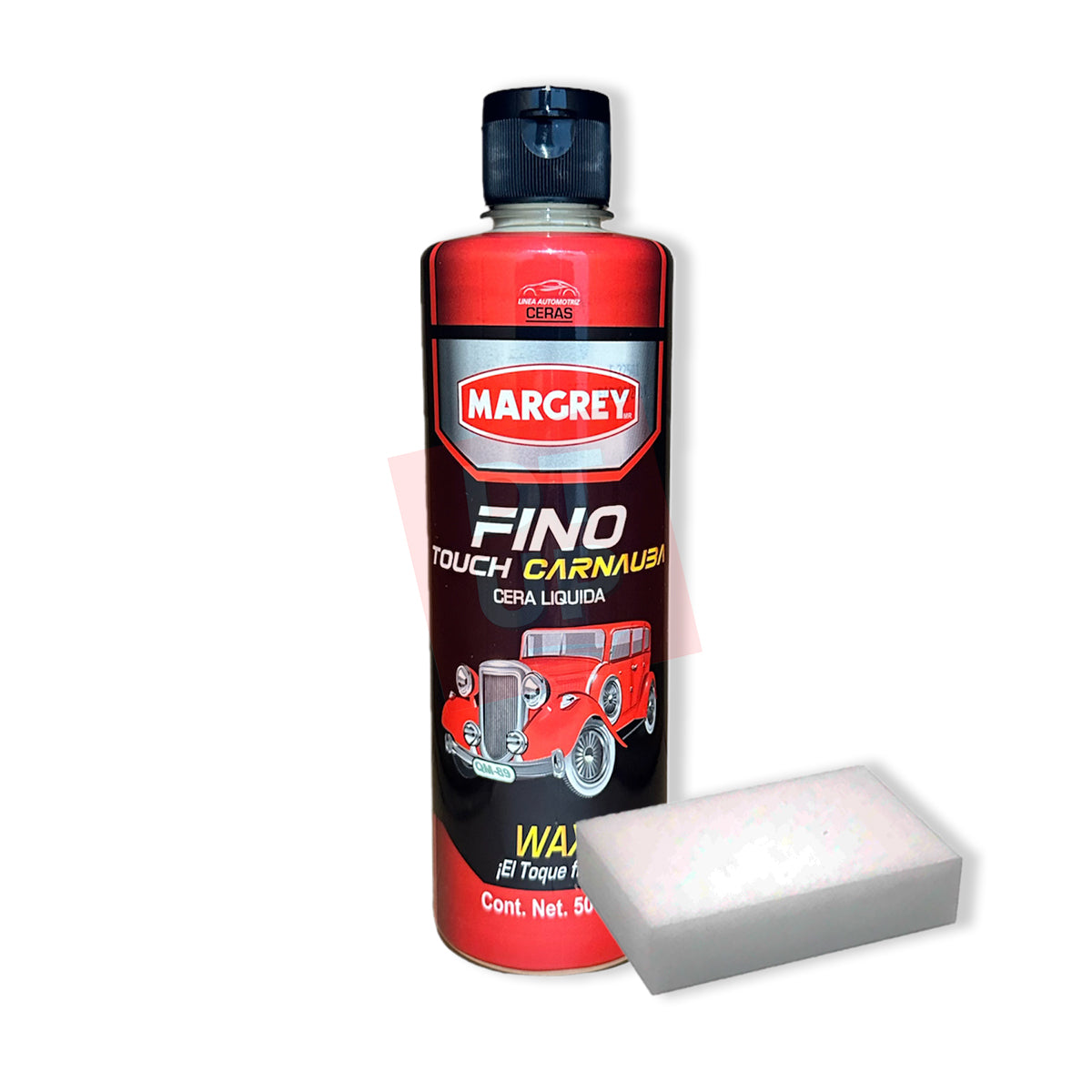 Fino Touch Carnauba Margrey 500 mL Cera Líquida para Auto