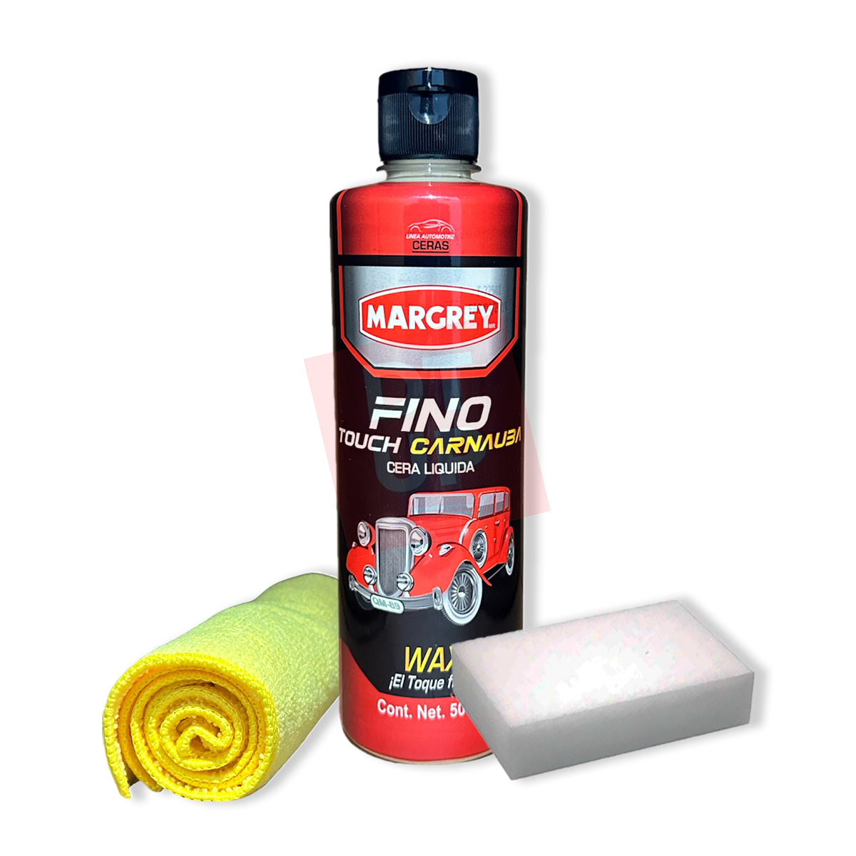 Fino Touch Carnauba Margrey 500 mL Cera Líquida para Auto