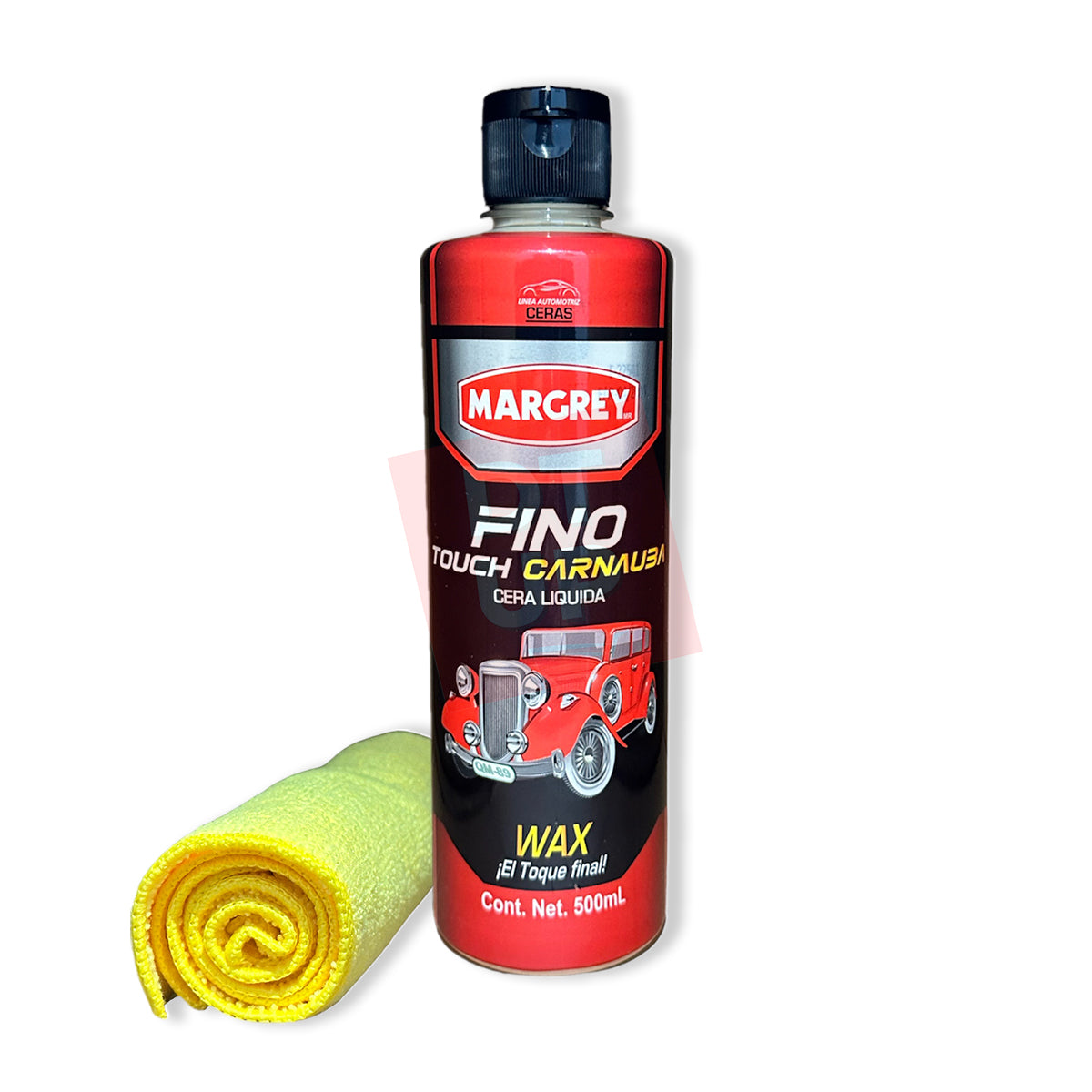 Fino Touch Carnauba Margrey 500 mL Cera Líquida para Auto