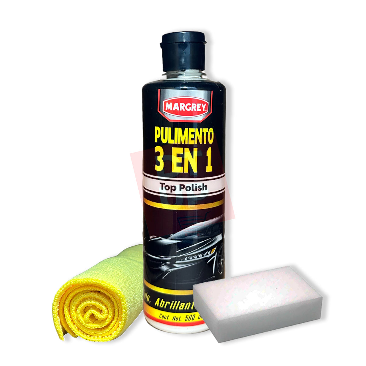 Pulimento 3 en 1 Top Polish Margrey 500 mL para Pintura de Auto
