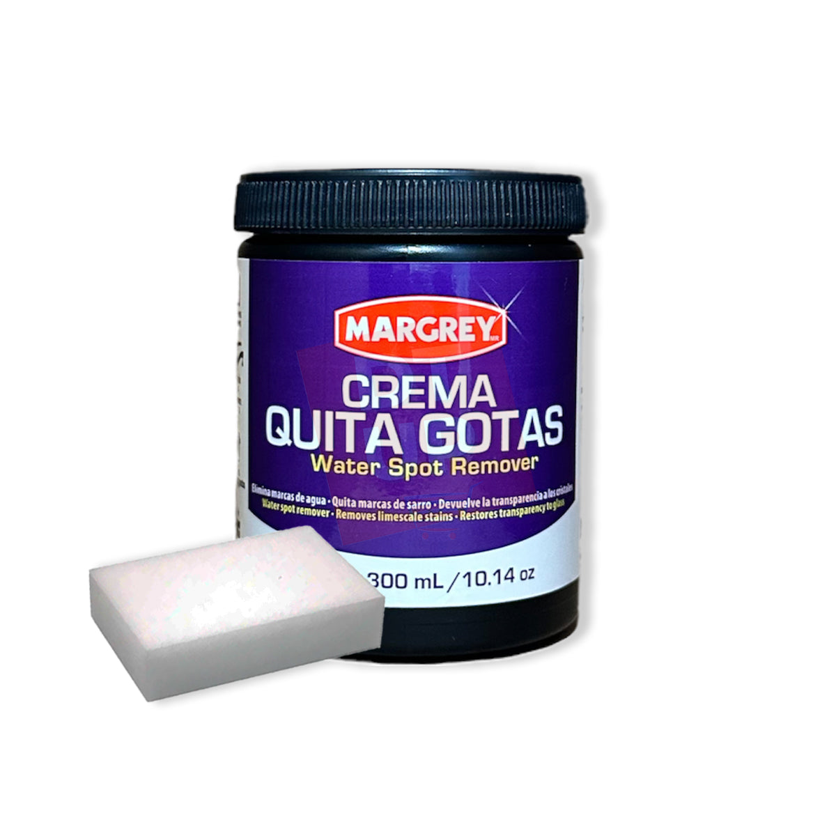 Crema Quita Gotas Margrey 300 mL para Manchas de Agua en Auto