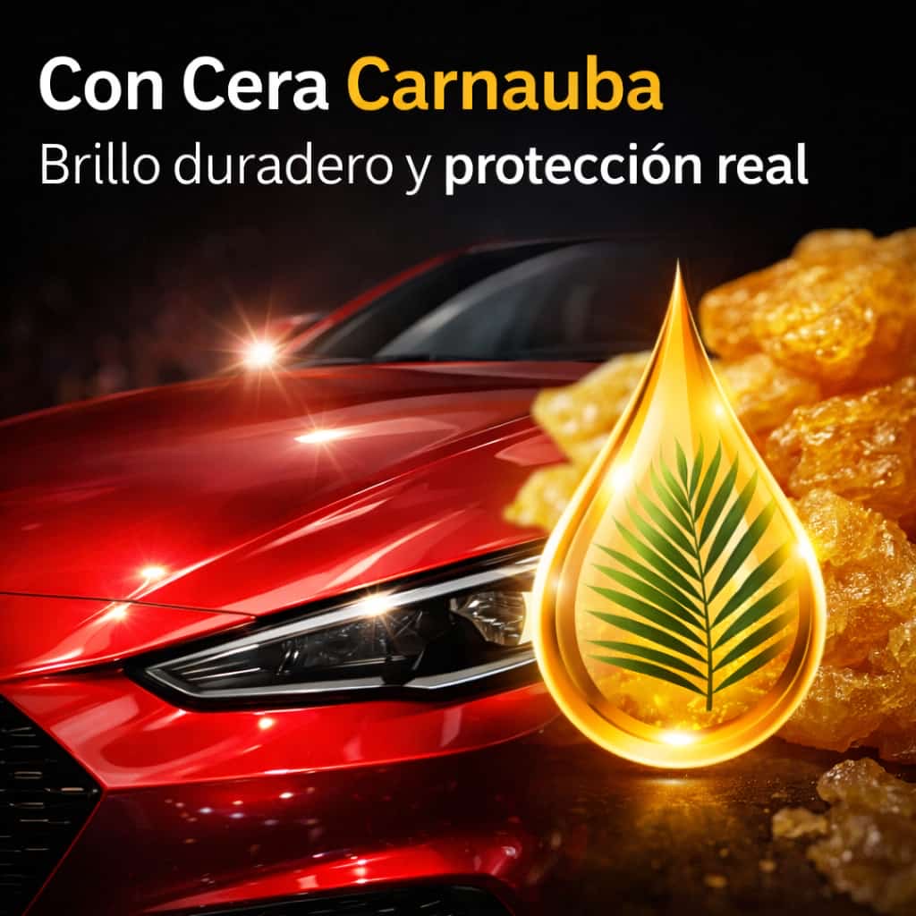 Zach Shampoo con Cera Carnauba 1 L Brillo y Protección