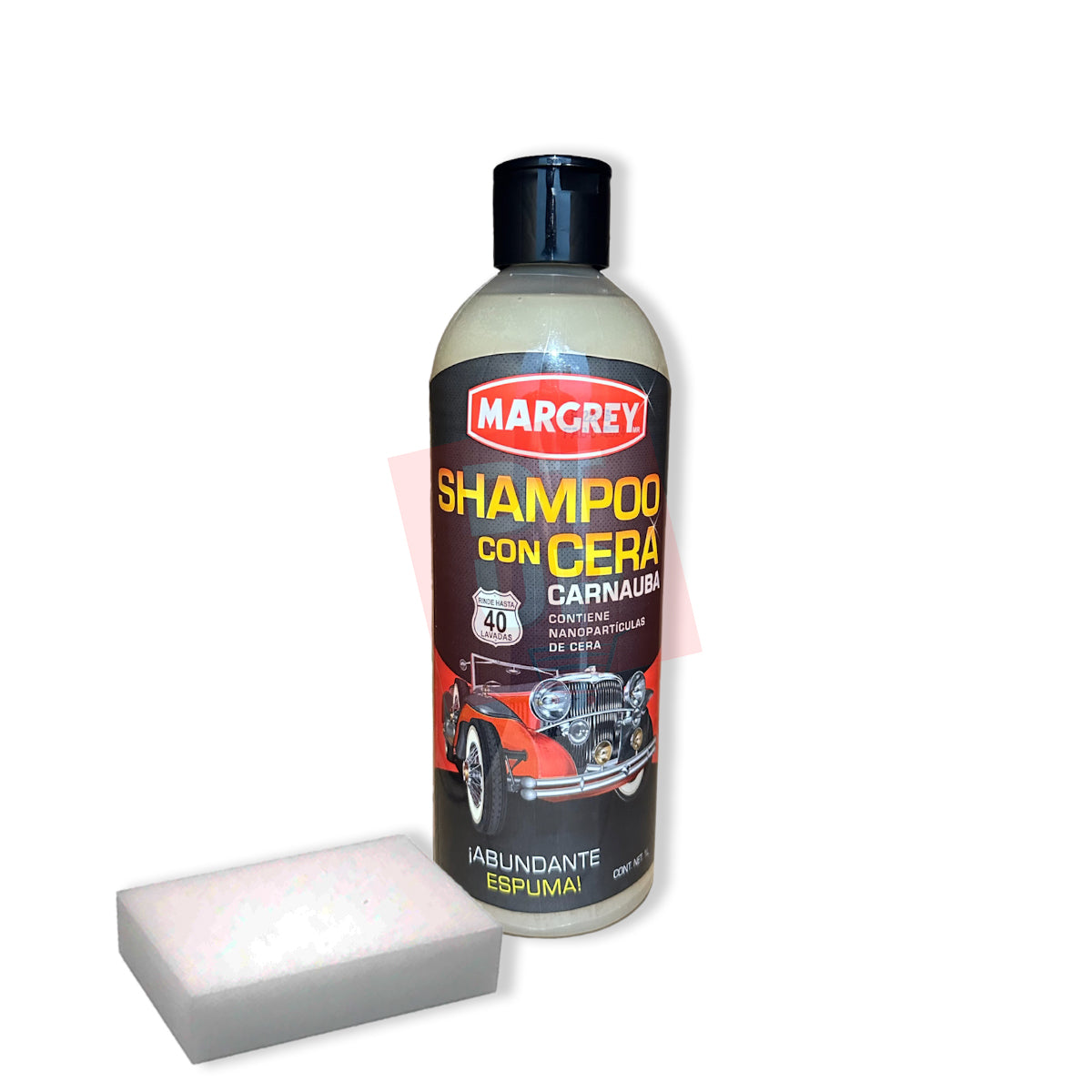 Shampoo con Cera Carnauba Margrey 1 L Lavado y Brillo para Auto
