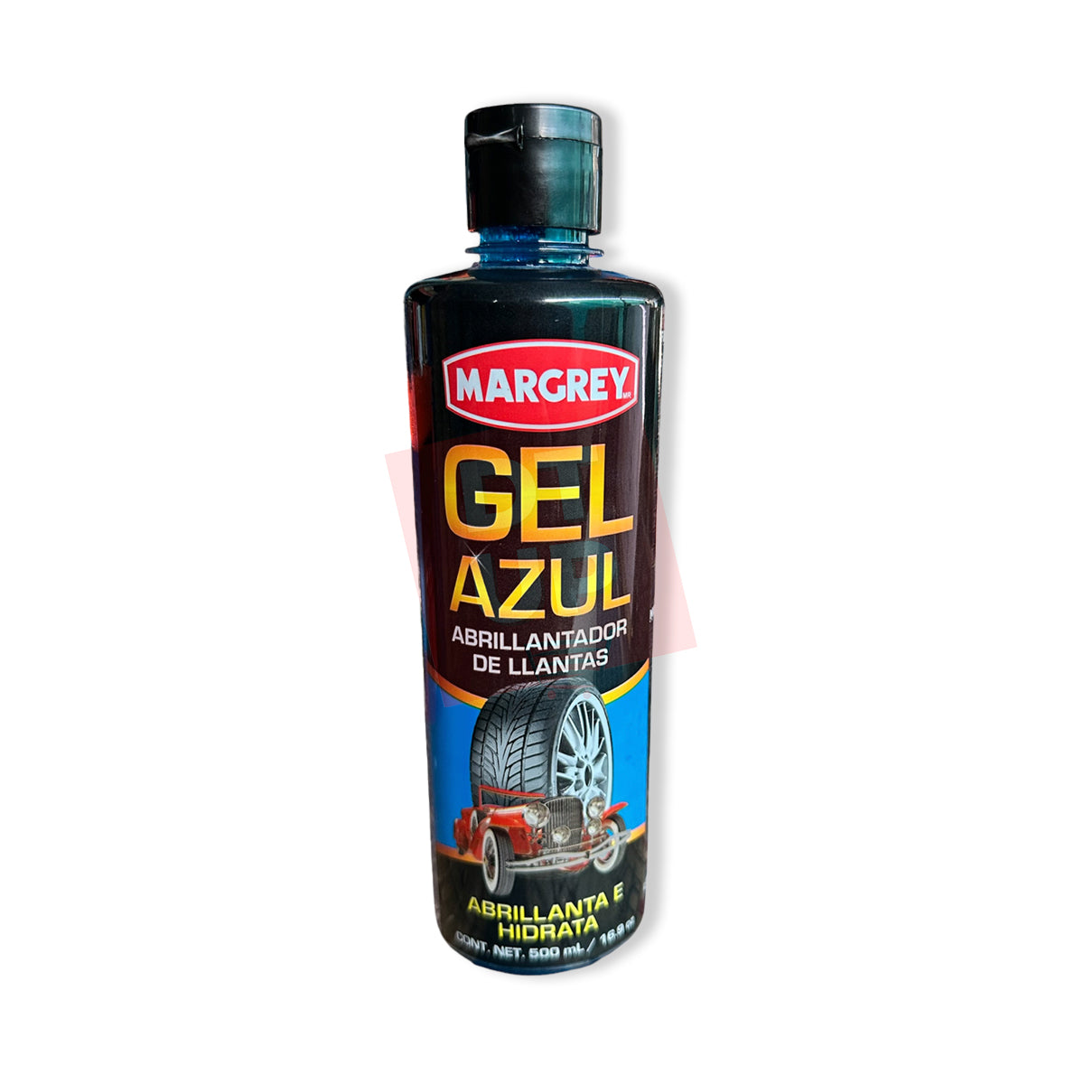 Gel Azul Margrey 500 mL Abrillantador e Hidratante de Llantas