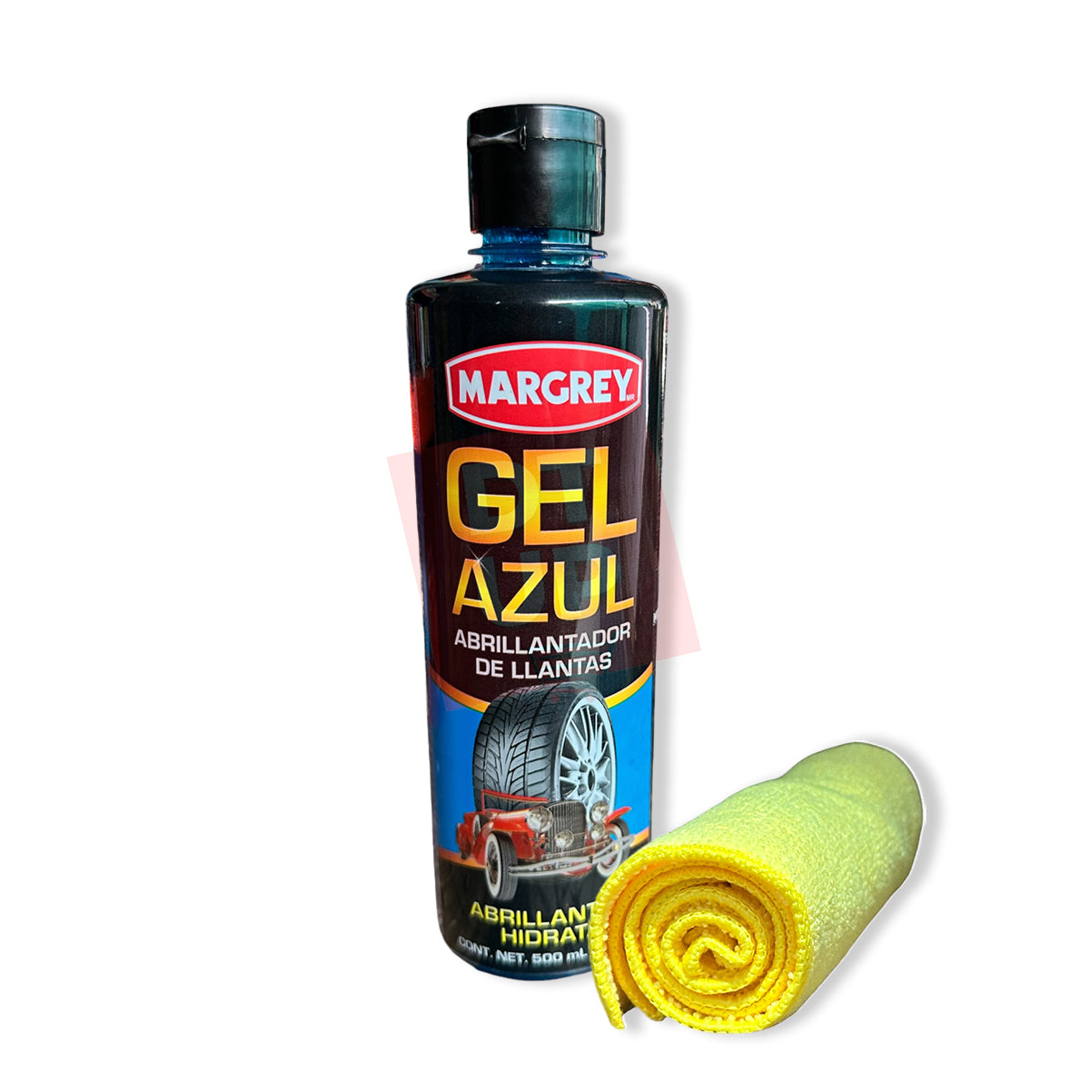 Gel Azul Margrey 500 mL Abrillantador e Hidratante de Llantas