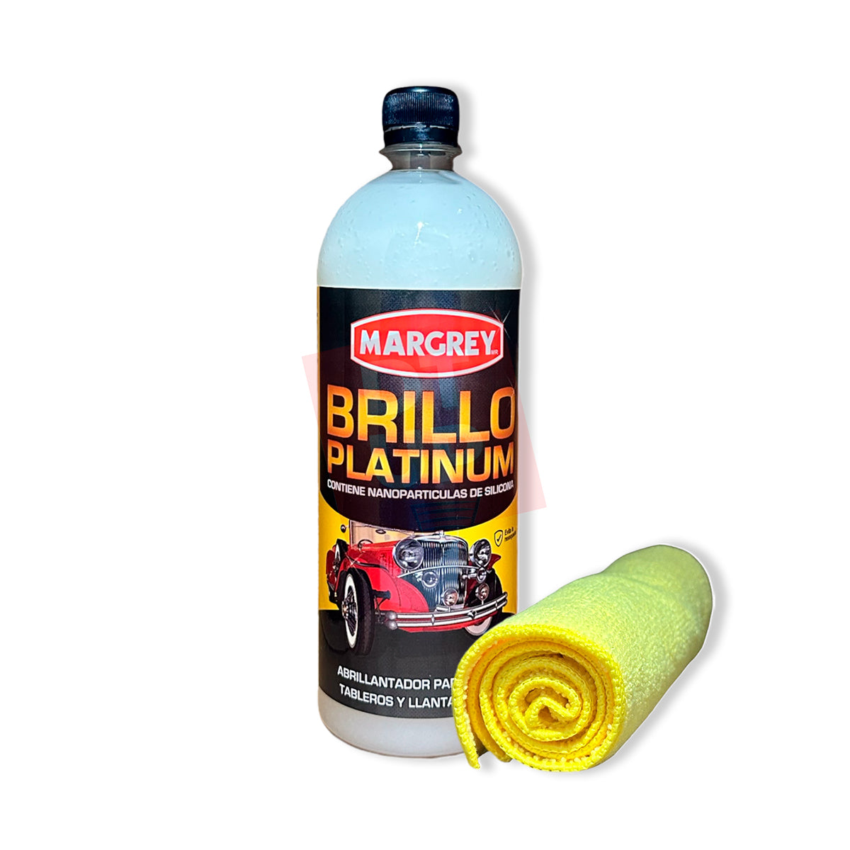 Brillo Platinum Margrey 1 L Abrillantador para Tableros y Llantas