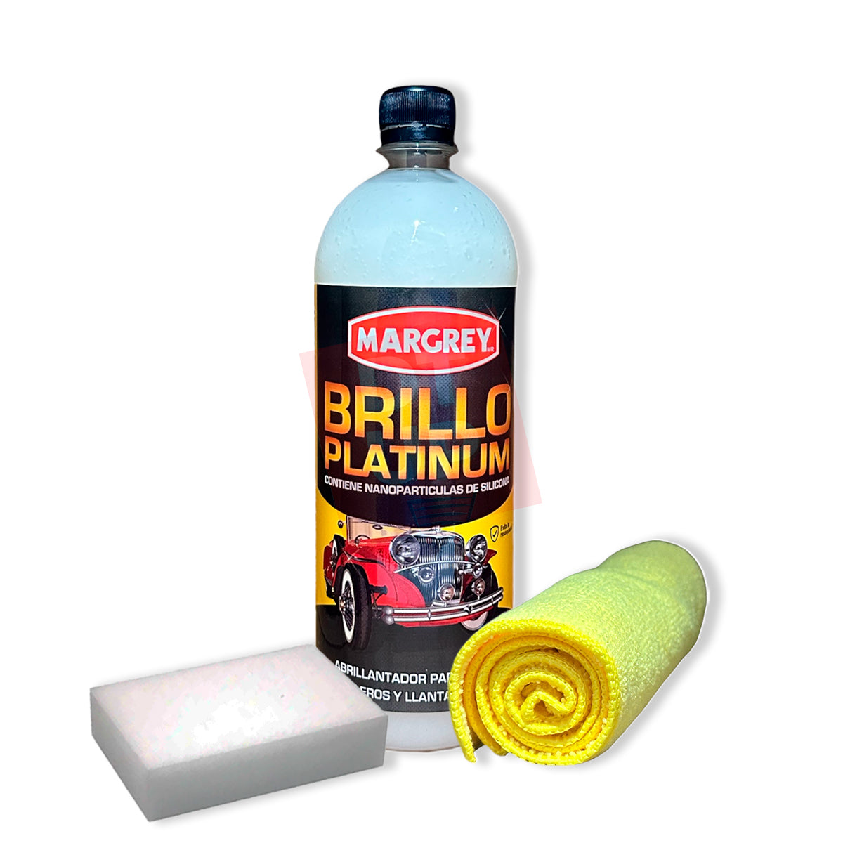 Brillo Platinum Margrey 1 L Abrillantador para Tableros y Llantas