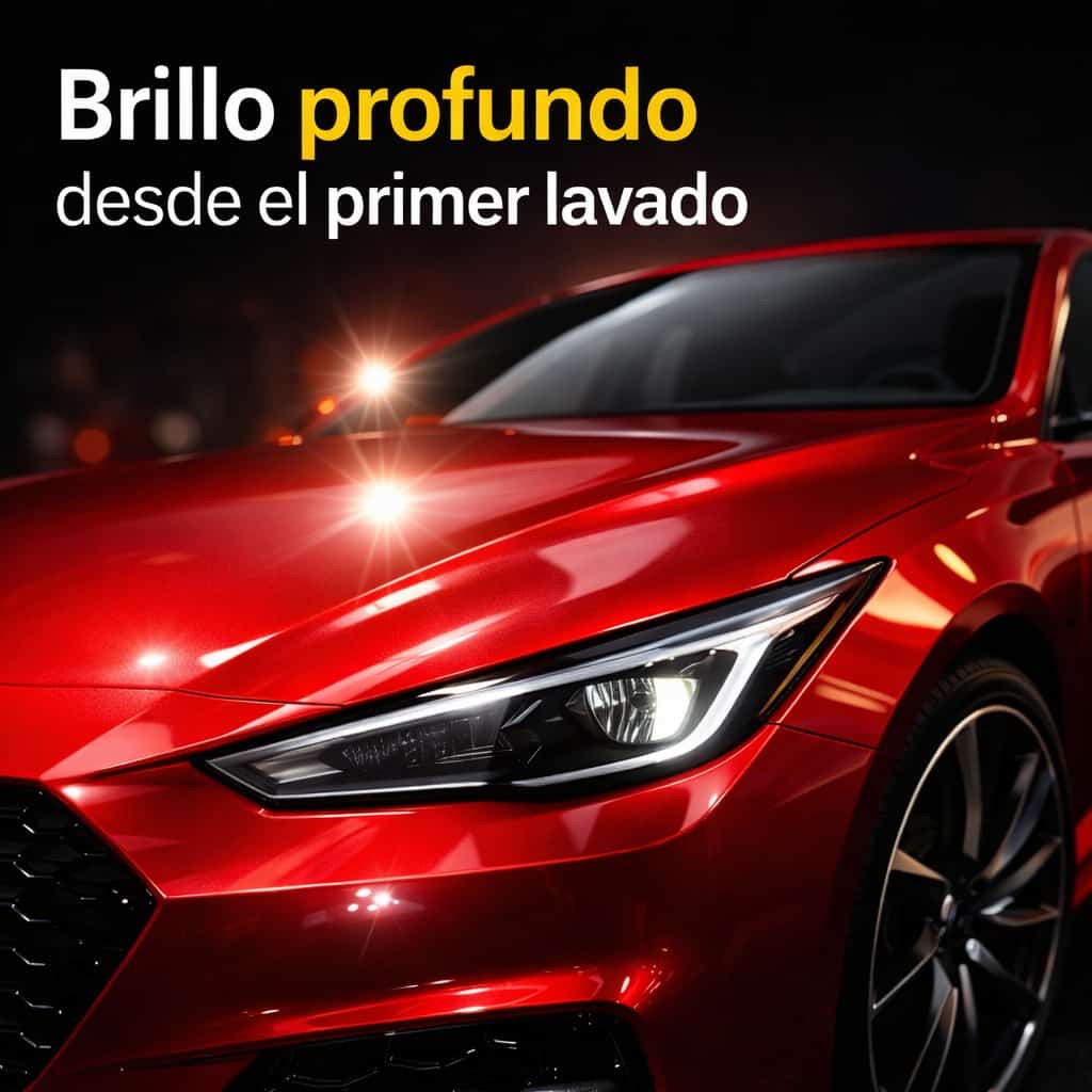 Zach Shampoo con Cera Carnauba 1 L Brillo y Protección