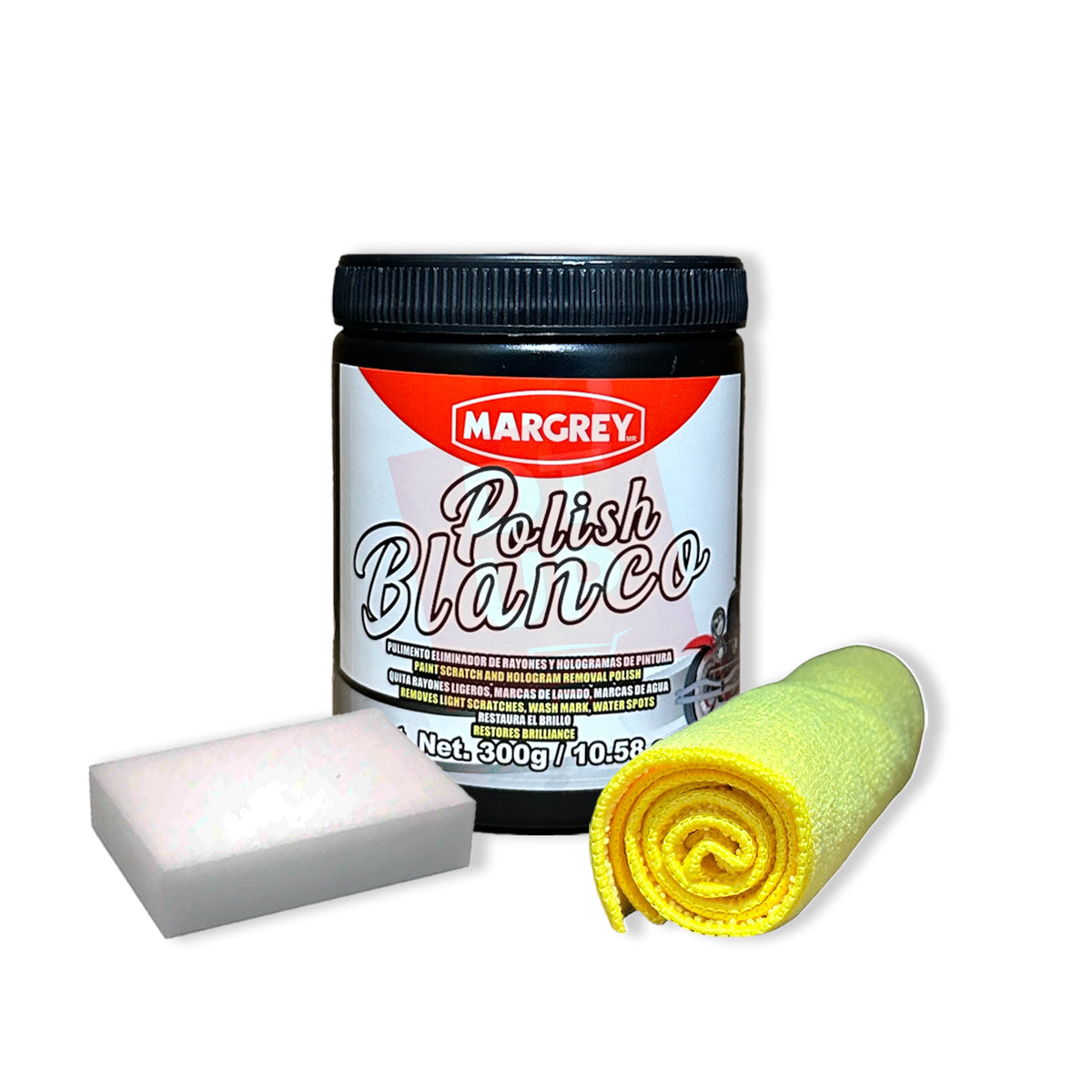 Polish Blanco Margrey 300 g Pulimento Eliminador de Rayones Ligeros