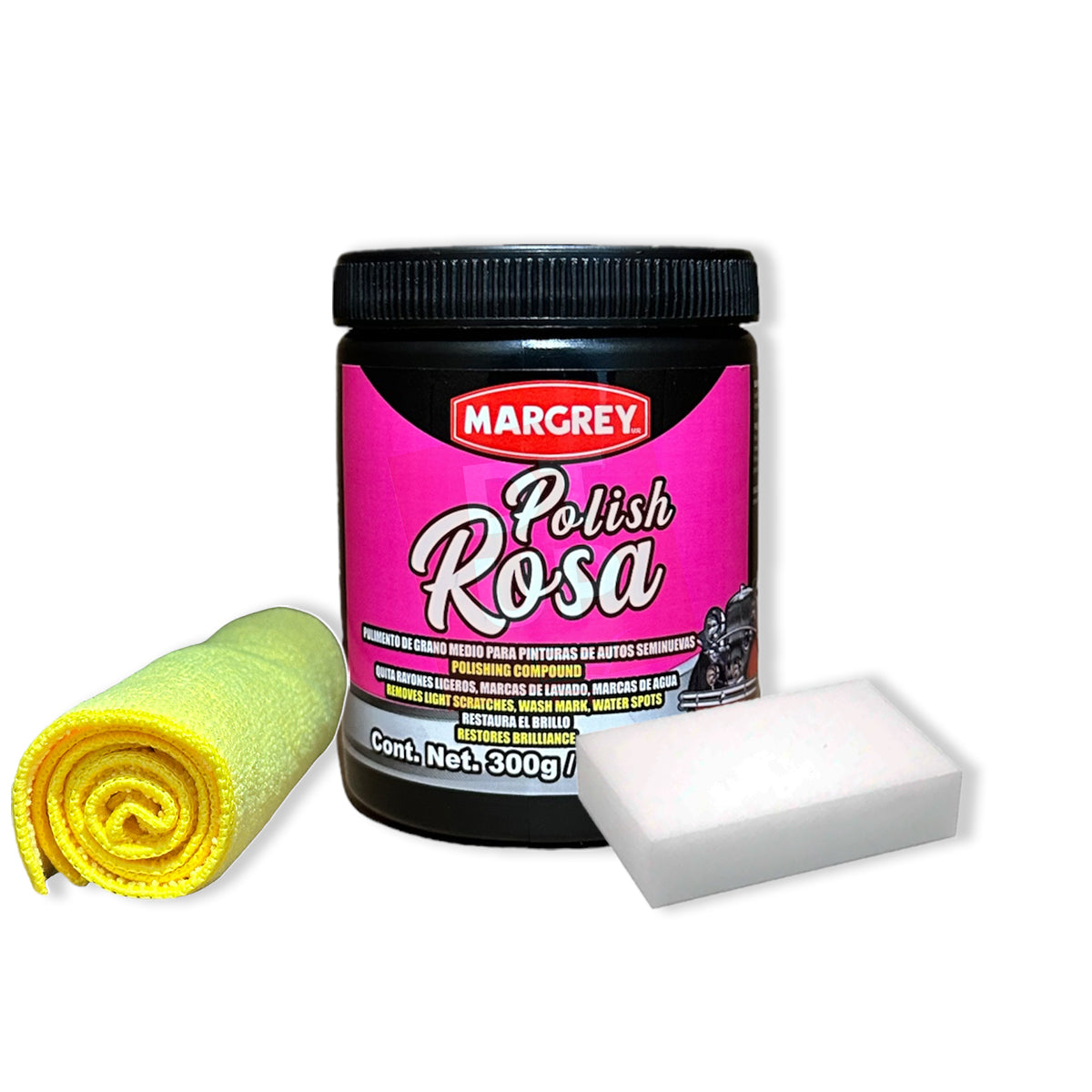 Polish Rosa Margrey 300 g Pulimento Medio para Pinturas Seminuevas