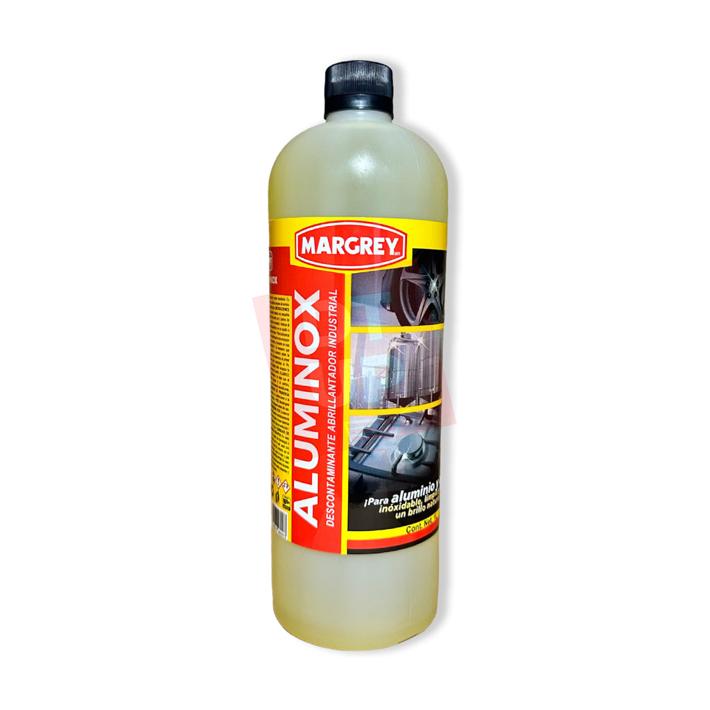 Aluminox Margrey 1 L Limpiador y Abrillantador para Aluminio e Inoxidable