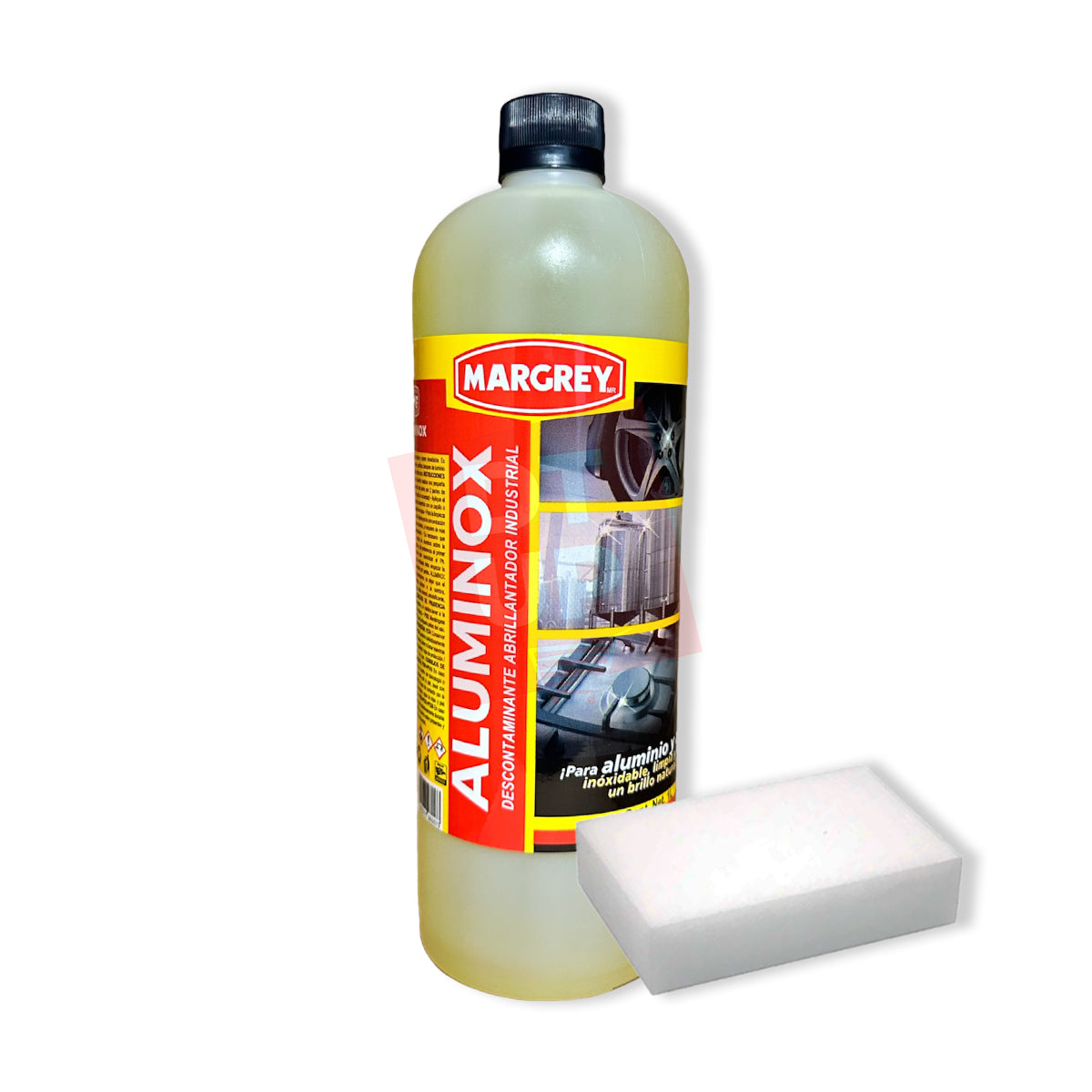 Aluminox Margrey 1 L Limpiador y Abrillantador para Aluminio e Inoxidable