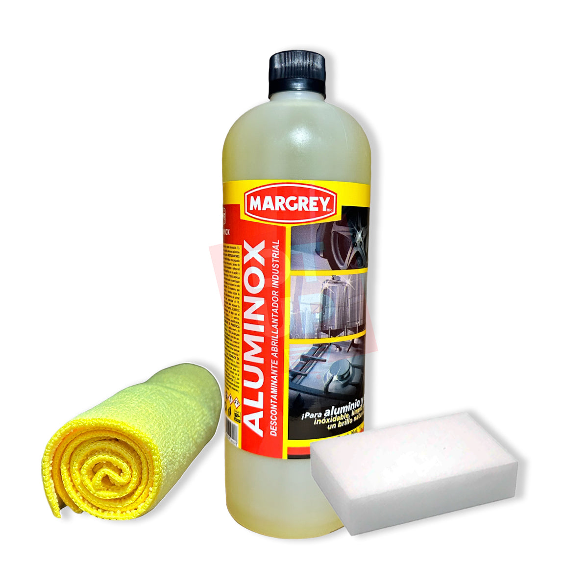 Aluminox Margrey 1 L Limpiador y Abrillantador para Aluminio e Inoxidable