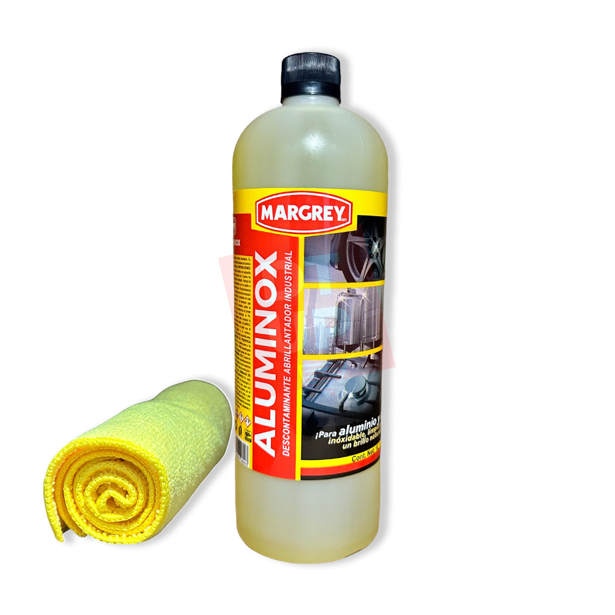 Aluminox Margrey 1 L Limpiador y Abrillantador para Aluminio e Inoxidable