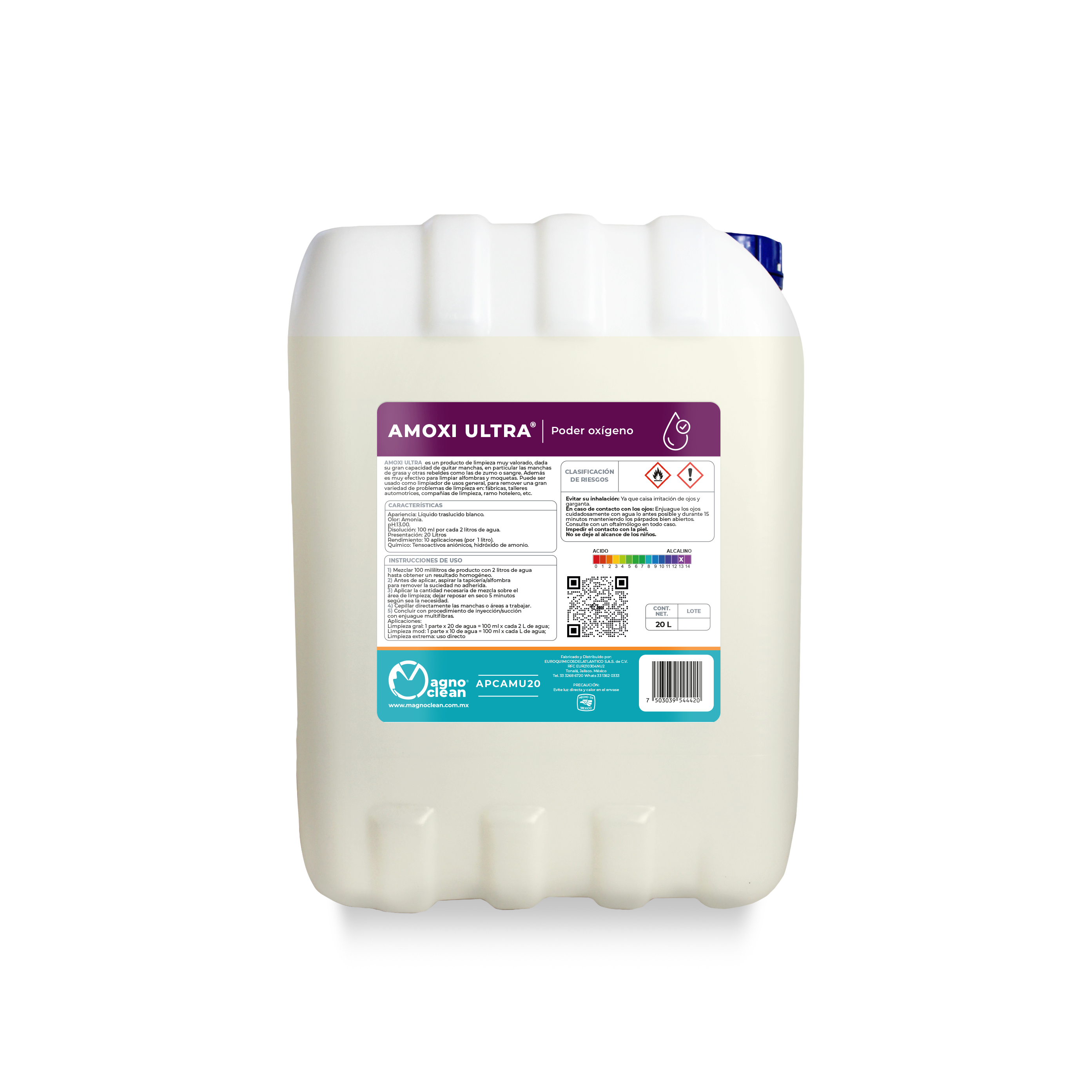 Amoxi Ultra Magno Clean Multilimpiador Poder Oxígeno (1 L / 5 L / 20 L)