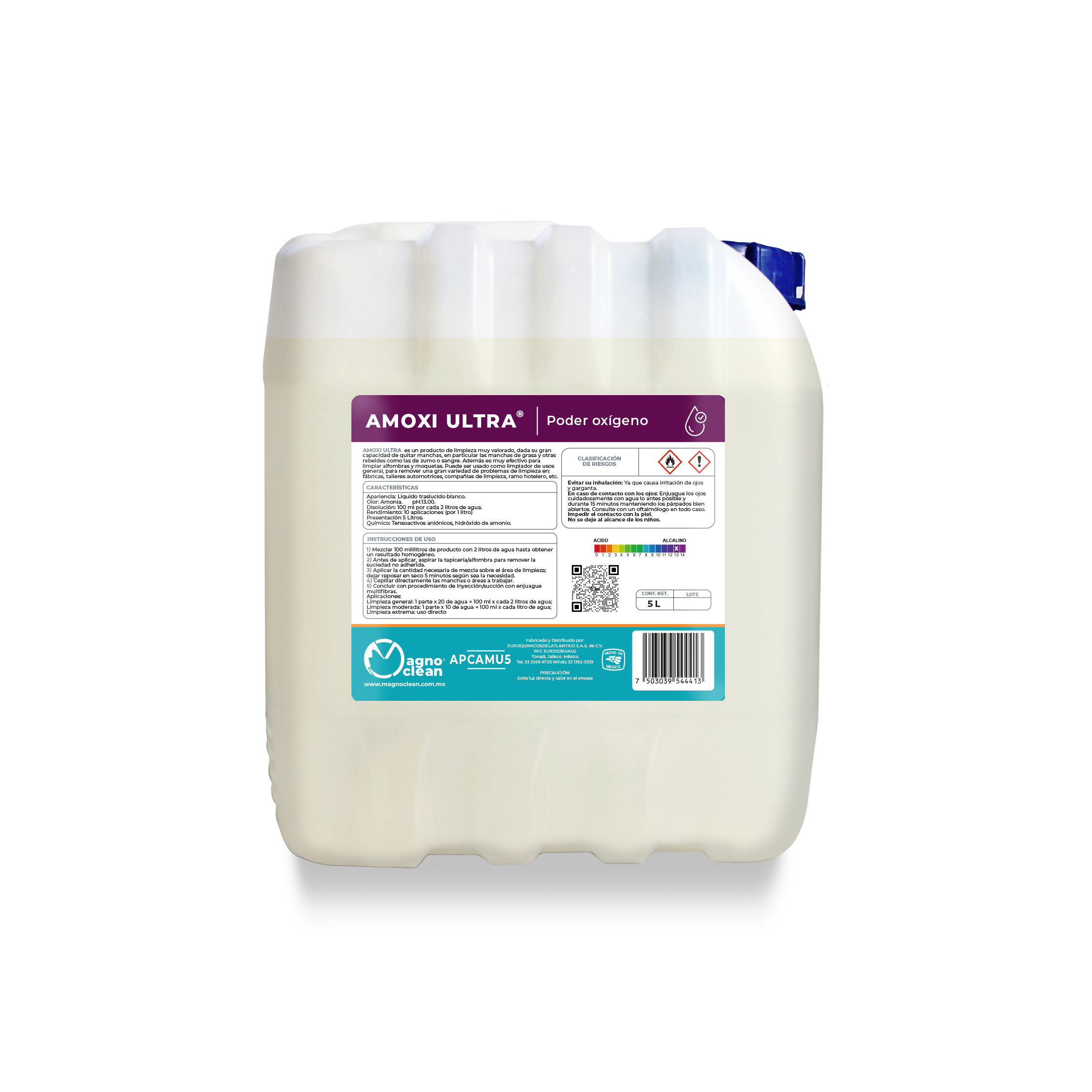 Amoxi Ultra Magno Clean Multilimpiador Poder Oxígeno (1 L / 5 L / 20 L)