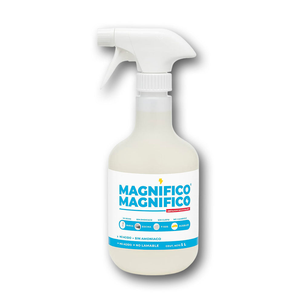 Limpiador Multiusos Magnífico Magnífico 1 L Limpia y Desinfecta Sin Ácido Uso Diario